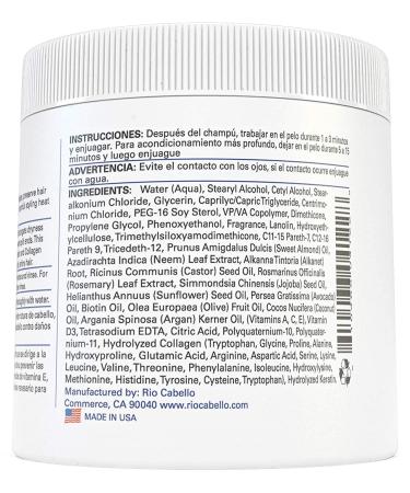 Keratin Hydrating Hair Mask | 12 Exotic Oils & Natural Ingredients for Dry/Damaged Hair | 4.5 oz - Intense Moisture & Repair - Buy Online on SooperMarket.com