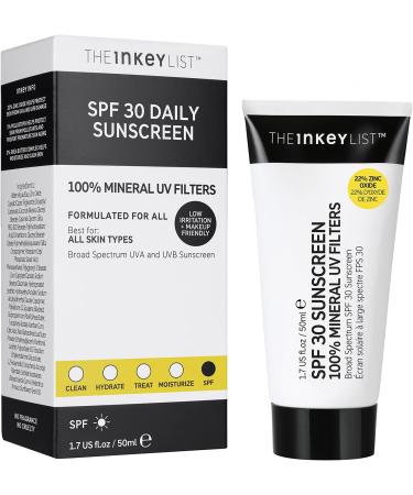 INKEY List SPF 30 Daily Sunscreen | Broad Spectrum UVA/UVB Protection 50ml - Buy Online on SooperMarket.com