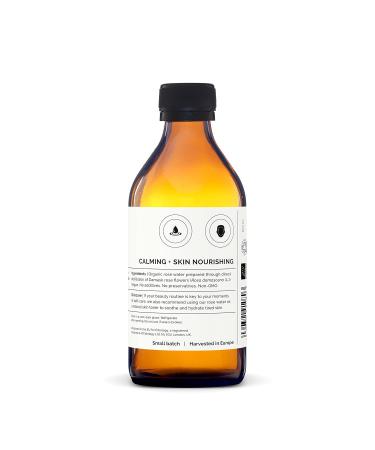Buy 100% Organic Rose Water 8.5 fl oz | Premium Food Grade Damask Rose Hydrolate | Soothes & Hydrates | Non-GMO | Recyclable Glass Bottle - Buy Online on SooperMarket.com