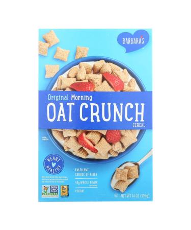 Three Sisters Barbara's Morning Oat Crunch Original Cereal Heart Healthy Non-GMO 14 Oz Box