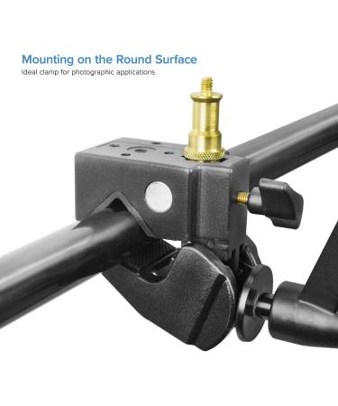 LimoStudio Super Clamp with Metal Stud for Photo Video Studio - AGG1108 Black - Buy Online on SooperMarket.com
