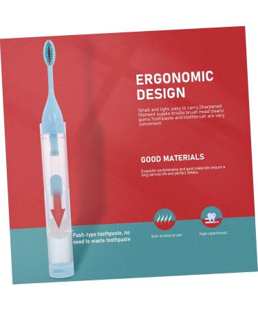 Beavorty Portable Toothbrush Travel-Friendly Mouth Cleaning Brush for Braces | Ideal Travel Toothbrush - Buy Online on SooperMarket.com
