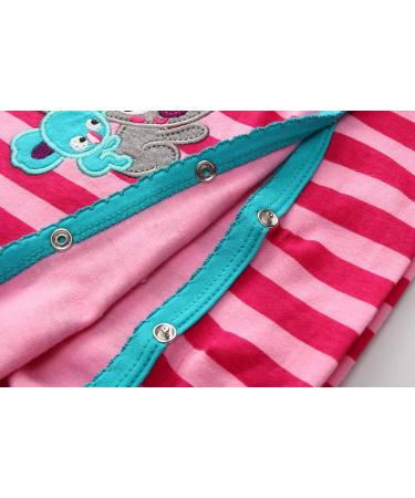 MAMIMAKA Baby Rompers Pajamas | Cotton Jumpsuit for Boys & Girls | Footed Bodysuits 6-9 Months | 2-Pack - Buy Online on SooperMarket.com
