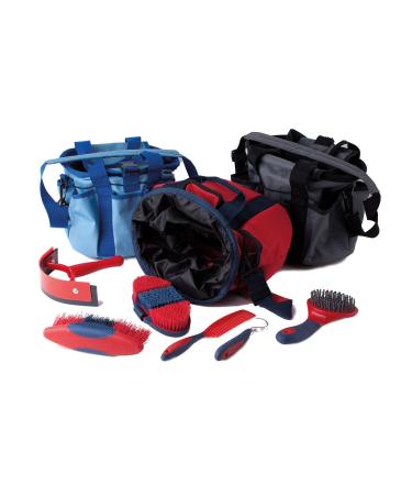 Rhinegold Grooming Bag with Kit - Blue Single
