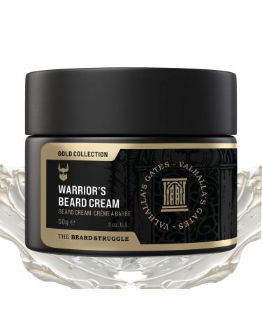 Beard Cream by Beard Struggle-Valhalla's Gates Beard Butter Moisturizer & Softener for Men-Hydrated with Avocado & Jojoba Oils-Beard & Mustache Growth Cream 50g