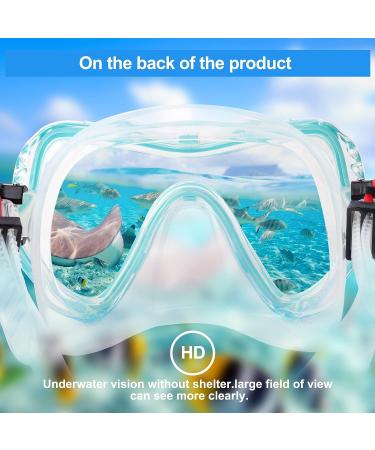 Professional Snorkel Diving Mask with Wide View Lens - Anti-Leakage Silicone Scuba Gear for Adults | 3 Color Options - Buy Online on SooperMarket.com