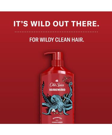 Old Spice Krakengard 2-in-1 Shampoo and Conditioner for Men 21.9 fl oz - Buy Online on SooperMarket.com
