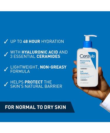 CeraVe Moisturising Lotion 473ml for Dry to Very Dry Skin with Hyaluronic Acid - Buy Online on SooperMarket.com