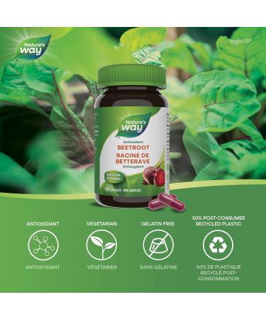 Nature's Way Beet Root Source of Antioxidant 100 Vegetarian Capsules - Buy Online on SooperMarket.com