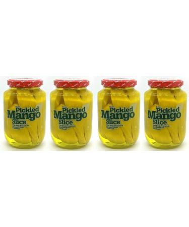 Richin Premium Pickled Mango Slice 4 Jars 16 Oz / 1 Lbs each Jar