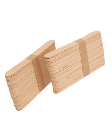 Socobeta 300PCs Multifunctional waxing craft sticks wax applicator for hair removal and wax mixture hair removal sticks made of birch wood for home use
