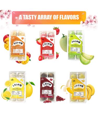 Fusion Select Japanese Strawberry Daifuku Mochi Sampler - 3 Pack - Buy Online on SooperMarket.com