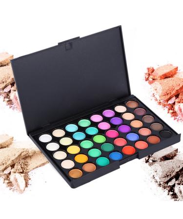 40 Colors Eyeshadow Palette - Waterproof Matte Mineral Pigment Makeup Cosmetics for Stunning Looks - Buy Online on SooperMarket.com