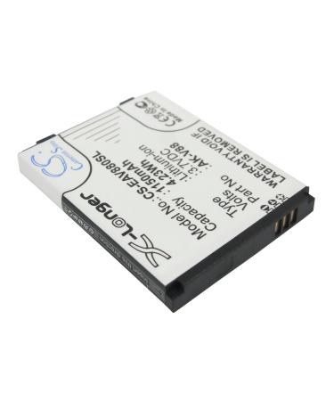 Compatible with Battery for Emporia AK-V88 AK-V88(V1.0) Connect V88 V88_001 (1150mAh)