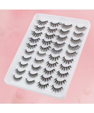 Parriparri 20 Pairs Natural Look Wispy Eye Lashes - 4 Styles, Soft Faux Mink Volume Lashes, Easy to Apply - Fluffy 3D Mink Lashes - Buy Online on SooperMarket.com