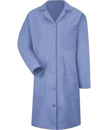 Red Kap Women's Light Blue Lab Coat - Size Small | Shop Now - Buy Online on SooperMarket.com