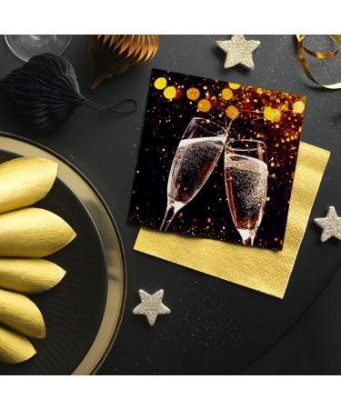 PAW 3-Layer Colorful Napkins (33x33 cm) - 20pcs for Birthdays Weddings & Celebrations | Perfect for New Year s Parties & More - Buy Online on SooperMarket.com