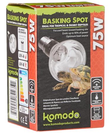 Komodo 75 Watt Basking Spot Bulb color may vary