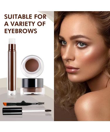 Buy Tinted Eyebrow Gel Kit - Waterproof Eyebrow Pomade for Full & Natural Brows | International Shipping - Buy Online on SooperMarket.com