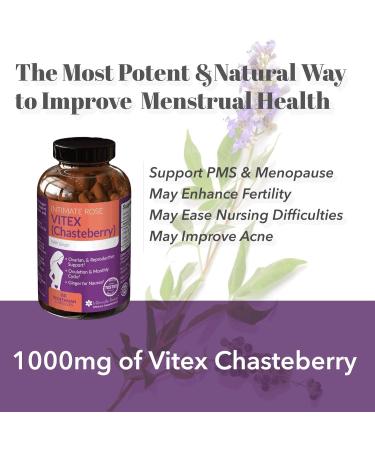 LLK Vitex Chasteberry Supplement for Women's Fertility - 60 Capsules - Buy Online on SooperMarket.com