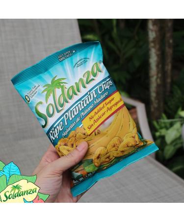 Soldanza Maduritos Plantain Chips Ripe 2.5 oz (Pack of 24) - Delicious Snack Choice - Buy Online on SooperMarket.com