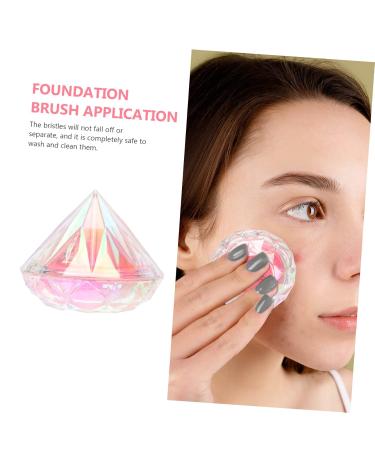 NOLITOY Diamond Shaped Makeup Brush Set | Professional Blush & Foundation Brushes for Women | Creative Cosmetic Tools for Flawless Makeup - Buy Online on SooperMarket.com