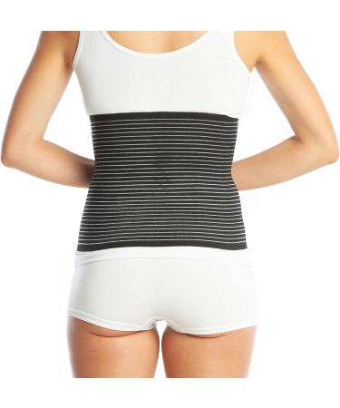 ArmoLine Postpartum Abdominal Binder | Belly Wrap for Post-Pregnancy Support (L Black) - Buy Online on SooperMarket.com
