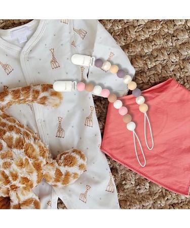 Silicone Dummy Clips for Baby | Soother Pacifier Holder for Boys and Girls - Buy Online on SooperMarket.com