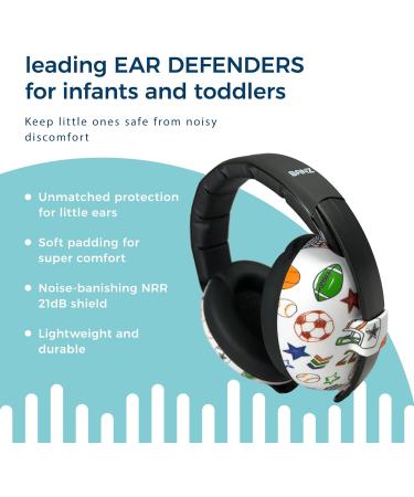 Banz Bubzee Baby Ear Defenders 0-36 Months Sports | Noise Cancelling Headphones for Babies and Toddlers | Size Adjustable - Buy Online on SooperMarket.com