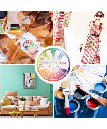 Creative Color Wheel Paint Mixing Guide for Art Class and Makeup Blending - 9.25inch - Buy Online on SooperMarket.com
