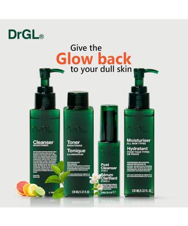 DrGL Enhance Your Glow Intro Kit - 4 Step Anti-Aging Skin Care Set for Radiant Skin | International Shipping Available - Buy Online on SooperMarket.com