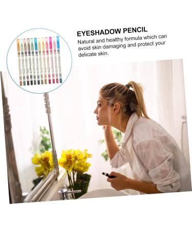 WOFASHPURET 12 Pcs Eyeliner Pencil Eye Shadow Pencil Crayon Brown Eye Shadow Eyeshadow Pencil Glue Pen Highlight - Buy Online on SooperMarket.com