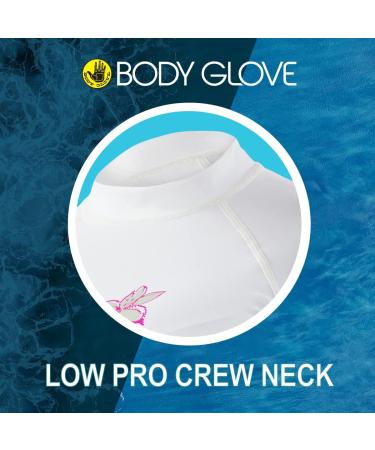 Body Glove Women's Rashguard - Basic Fitted Short Sleeve - White (Small) - Buy Online on SooperMarket.com