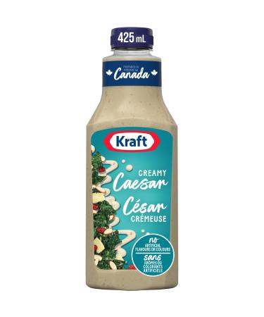 Kraft Creamy Caesar Salad Dressing 425 ml Bottle (Pack of 10)