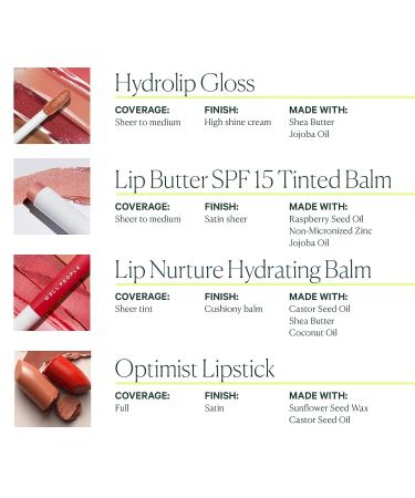 W3LL PEOPLE Optimist Lipstick | Plant-Based Cruelty-Free Clean Beauty (Choose Love) - 0.12 oz | 3.5 g - Buy Online on SooperMarket.com