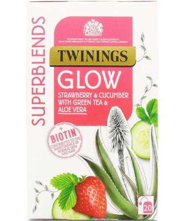 Twinings Superblends Glow 20 Single Tea Bags 40g