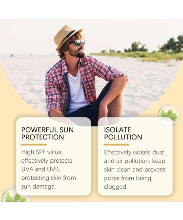 Enhanced Sunscreen Spf 90+ PA+++ Face Sun Cream Sun Lotion Factor 90 Sun Cream Spf Moisturiser Face Sunscreen Natural Sunscreen High Protection Against UVA & UVB for All Skin Types - Buy Online on SooperMarket.com