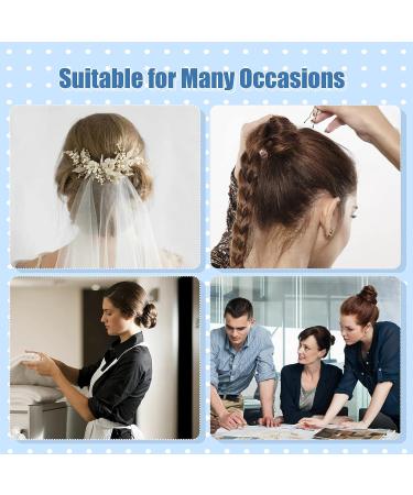 Vlasy 220 Count Black Wave Style Bobby Pins - Invisible Hair Clips Bulk for Women and Girls - Hair Grips for All Hair Types - Buy Online on SooperMarket.com