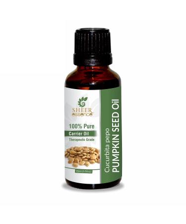 Pumpkin Seed Oil -(Cucurbita Pepo)- Carrier Oil 100% Pure Natural Undiluted Uncut Therapeutic Grade Oil 0.16 Fl.OZ