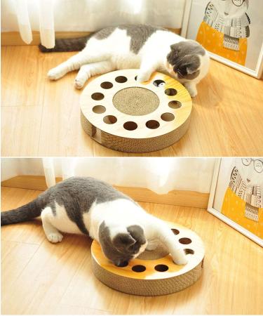 Sturdy Scratching Cat Toy with Jingly Balls - Suitable for Cats of All Ages - Buy Online on SooperMarket.com