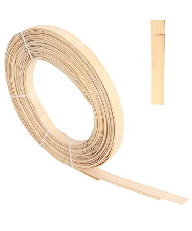 Bamboo Strips for Weaving (7pcs)  0.6 Inch Wide Strips for Craft 10 Feet Long Smooth Surface Flat Cane Webbing Basket Weaving Strips(7Pcs in a Bundle)