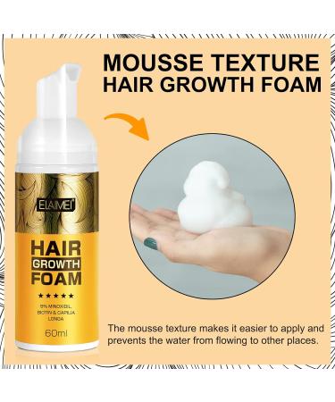 Minoxidil 5% Foam for Men with Biotin - Hair & Beard Growth Treatment (3 Pack) - Buy Online on SooperMarket.com