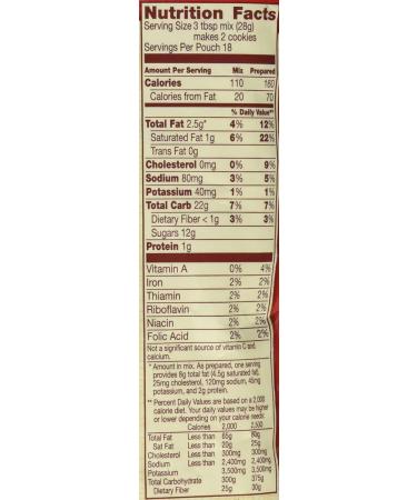 Betty Crocker Oatmeal Chocolate Chip (496g) - Buy Online on SooperMarket.com
