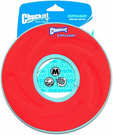 Chuckit! Zextight Medium Dog Frisbee - Double Pack (2 Pieces) | 21 cm | Soft Robust & Unsinkable Neoprene Toy for Dogs - Buy Online on SooperMarket.com