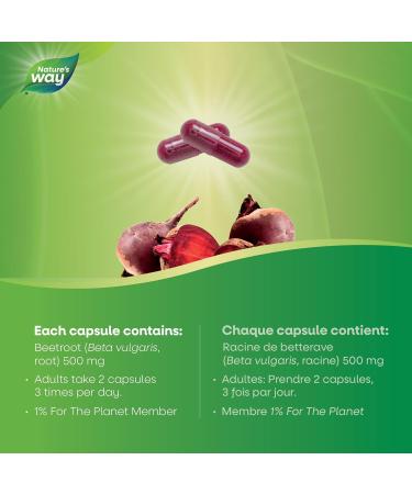 Nature's Way Beet Root Source of Antioxidant 100 Vegetarian Capsules - Buy Online on SooperMarket.com