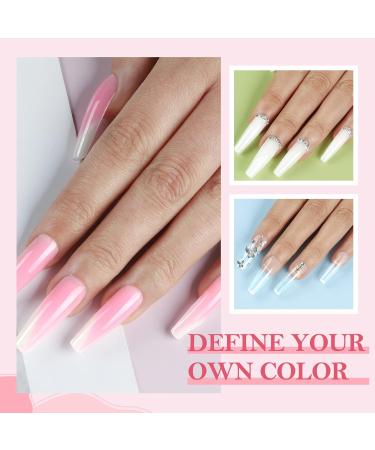 40PC Gel Nail Polish Kit with U V Light Starter Kit and Drill 8PC Gel Polish 4PC Poly Nail Gel Top Base Coat Glitter Nail Rhinestones Multi Type Complete Gel Manicure Kit for Women DIY Salon at Home 1.1 - Buy Online on SooperMarket.com