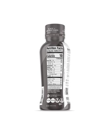 Super Coffee Cold Brew Original 12 Fl Oz | 0g Sugar 0 Calories | Vegan Dairy Free Gluten Free | Pack of 12 - Buy Online on SooperMarket.com