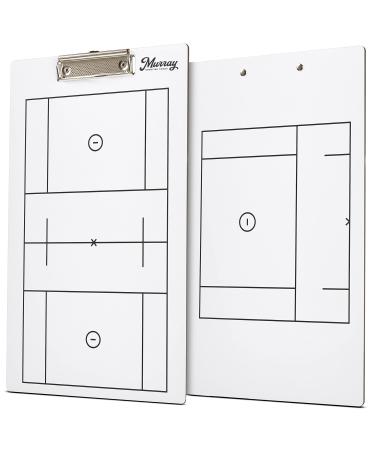 Murray Sporting Goods Dry Erase Double-Sided Lacrosse Coaches Clipboard