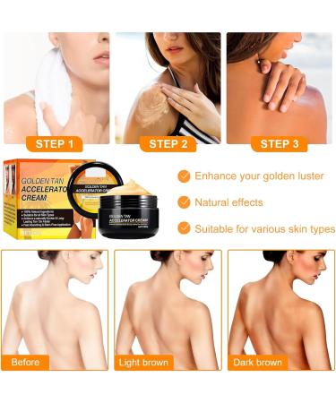 Tanning Accelerator Cream 50g Long Lasting Sunbed Cream Tanning Cream Intensive Tanning Gel Self Tanner Gel Effective in SunBeds Outdoor Sun Rapid Tanning Cream Achieve a Natural Tan - Buy Online on SooperMarket.com