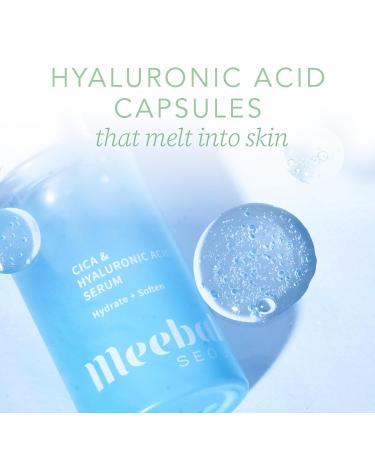 Meebak Cica & Hyaluronic Acid Serum with Vitamin C | Hydrating Korean Skincare for Glass Skin | Deep Moisture for Sensitive & Oily Skin - 1.01 fl oz - Buy Online on SooperMarket.com